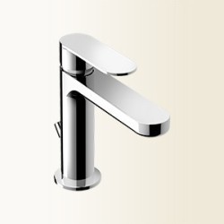 MIA Miscelatore per lavabo con scarico finitura nickel spazzolato