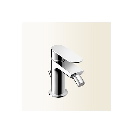 MIA Miscelatore per bidet con scarico finitura nickel spazzolato