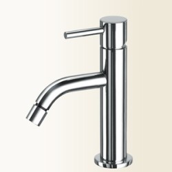 HEOS Miscelatore per bidet senza scarico finitura bianco mat