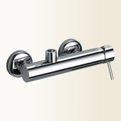 HEOS Miscelatore per doccia esterno per colonna doccia finitura nero mat