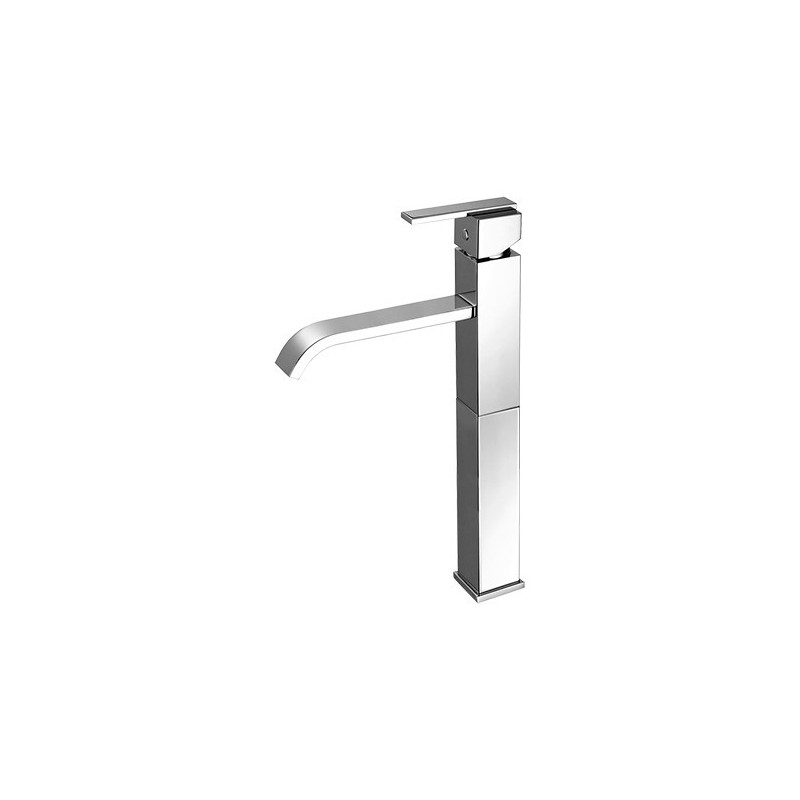 KLIP Miscelatore per lavabo con prolunga 130 mm e bocca lunga finitura cromo