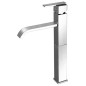 KLIP Miscelatore per lavabo con prolunga 130 mm e bocca lunga finitura cromo