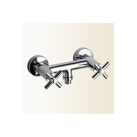 YUPPY Gruppo doccia esterno finitura nickel spazzolato