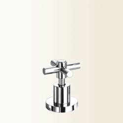 YUPPY Rubinetto arresto incasso finitura nickel spazzolato