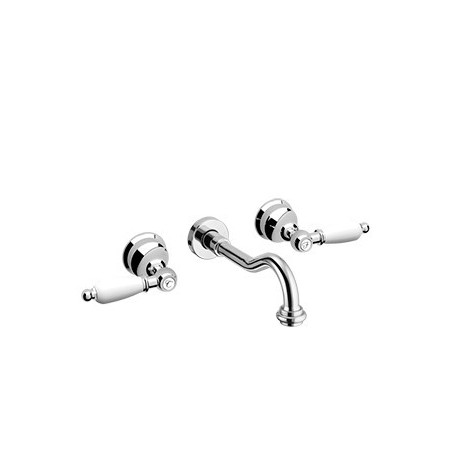 LOTUS Batteria per lavabo tre fori ad incasso finitura vecchio rame