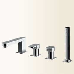 SOPHIE miscelatore monocomando bordo vasca finitura cromo