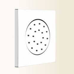 WELLNESS Soffioncino quadrato ad incasso cromo