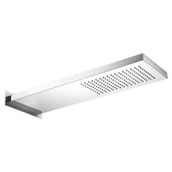 WELLNESS Soffione a parete in acciaio inox