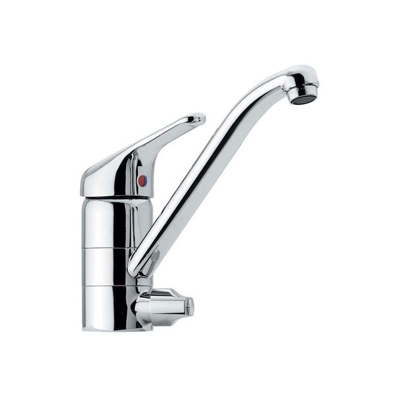 60 rubinetto miscelatore lavello con attacco lavastoviglie