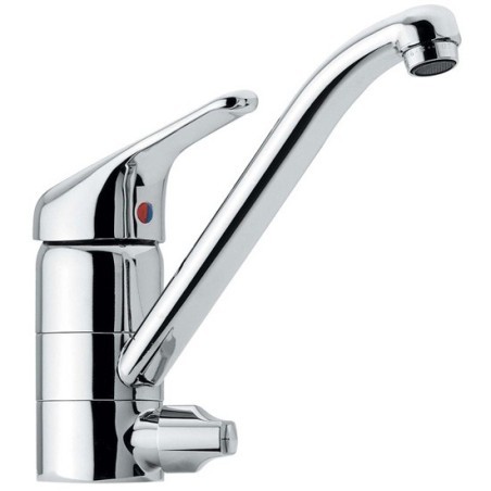 60 rubinetto miscelatore lavello con attacco lavastoviglie