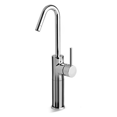 HEOS Miscelatore per lavabo con prolunga 200 mm con canna alta girevole finitura cromo