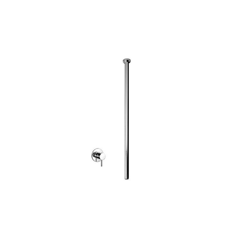 HEOS Miscelatore per lavabo a comando remoto a parete e bocca a soffitto