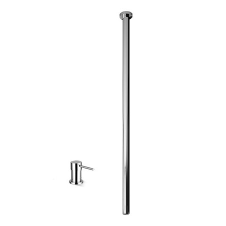 HEOS Miscelatore per lavabo con comando remoto d’appoggio e bocca a soffitto