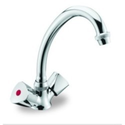 LILLY monoforo per lavello finitura cromo