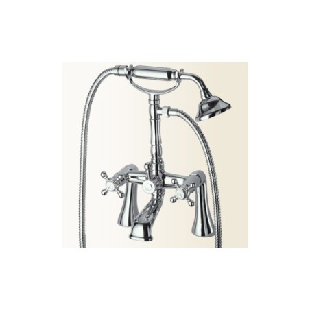 PAPIRO gruppo vasca esterno finitura cromo