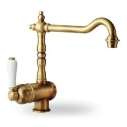 OLDMIX monocomando per lavello retrò finitura cromo