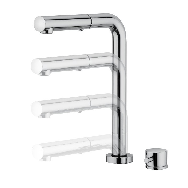 YES monocomando lavello sottofinestra finitura cromo