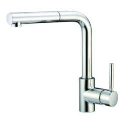 HARRY monocomando per lavello con doccia estraibile finitura cromo