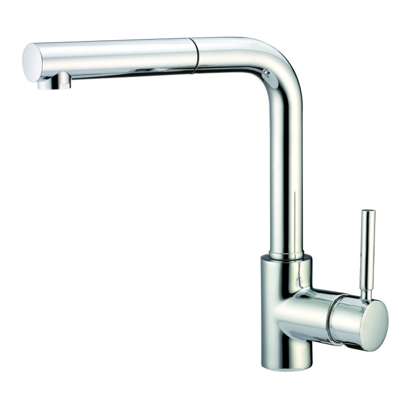 HARRY monocomando per lavello con doccia estraibile finitura cromo