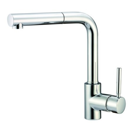 HARRY monocomando per lavello con doccia estraibile finitura cromo