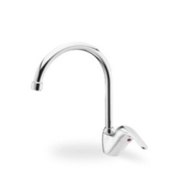 Monocomando per lavello corpo ø45mm finitura cromo