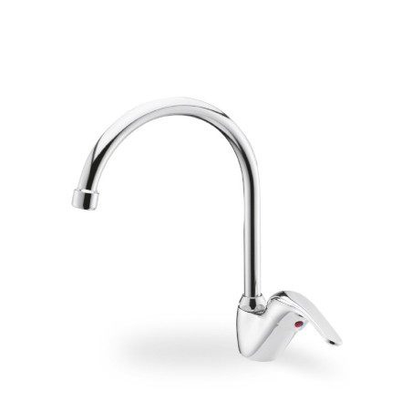 Monocomando per lavello corpo ø45mm finitura cromo