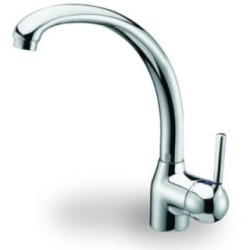 ONDA monocomando per lavello finitura cromo