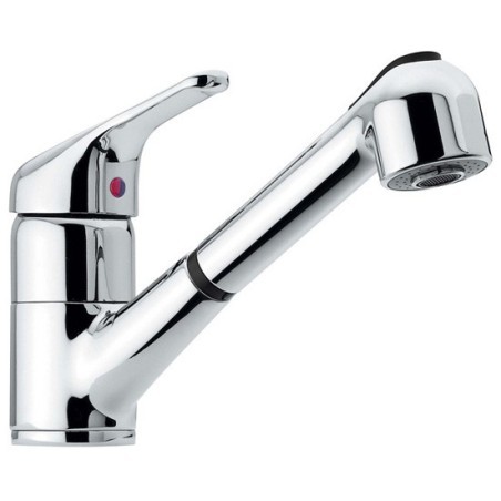 60 rubinetto cucina monocomando con doccia estraibile finitura cromo