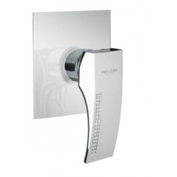 CRYSTAL Monocomando doccia incasso finitura cromo