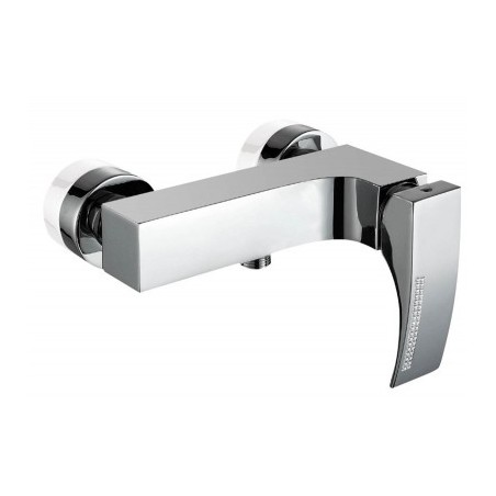 CRYSTAL Monocomando doccia esterno senza kit doccia finitura cromo