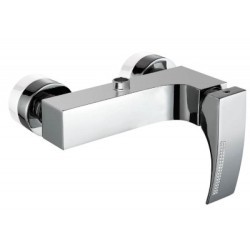 CRYSTAL Monocomando doccia esterno con attacco superiore finitura cromo