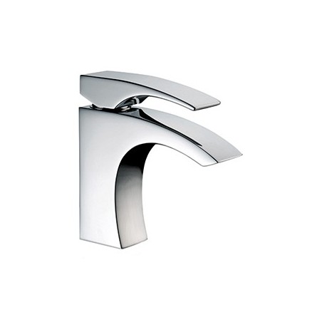 LASER Monocomando lavabo con scarico automatico finitura cromo