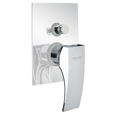 LASER Monocomando doccia incasso con deviatore finitura cromo