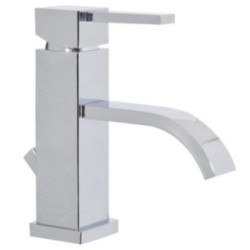 PRETTY Monocomando lavabo con scarico automatico finitura dark copper