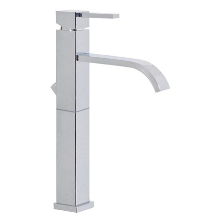 PRETTY Monocomando lavabo alto con piletta click-clack finitura cromo