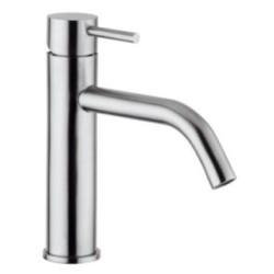 SOURCE miscelatore lavabo in acciaio inossidabile satinato
