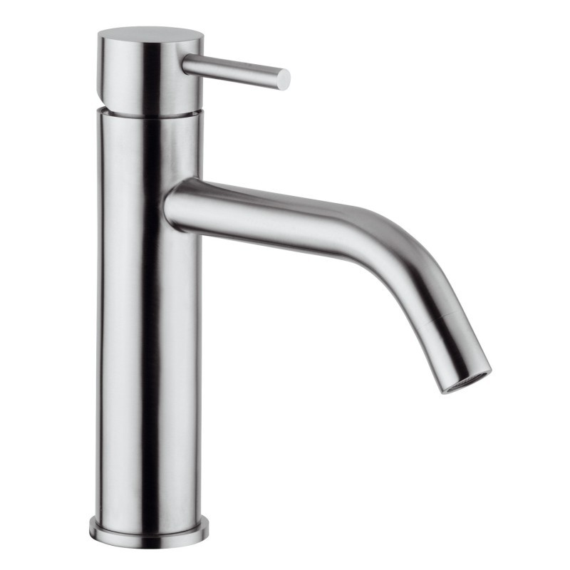 SOURCE miscelatore lavabo in acciaio inossidabile satinato