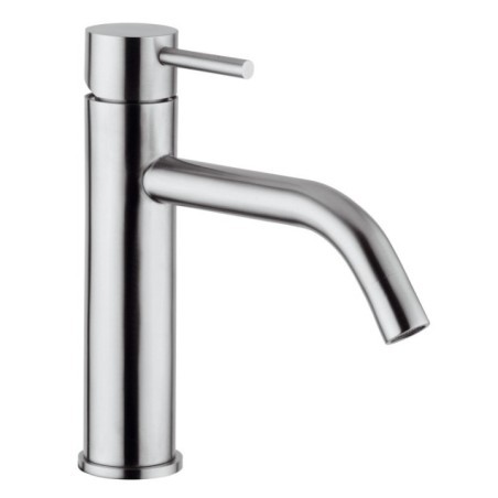 SOURCE miscelatore lavabo in acciaio inossidabile satinato