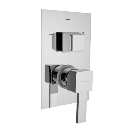 PRETTY Monocomando doccia incasso con deviatore tre uscite finitura cromo