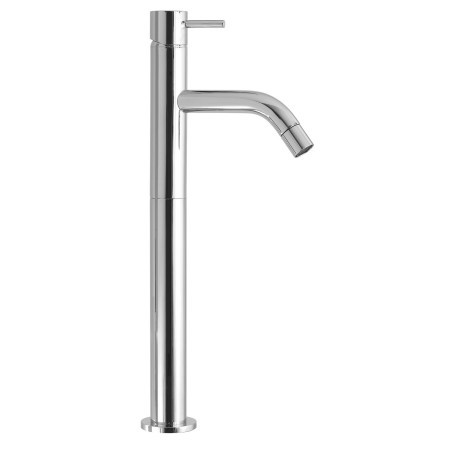 MODA Monocomando lavabo alto con piletta click-clack finitura cromo