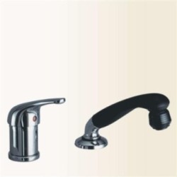 OMEGA miscelatore per parrucchiere con doccia a due getti