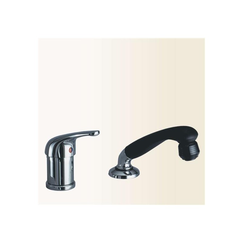 OMEGA miscelatore per parrucchiere con doccia a due getti