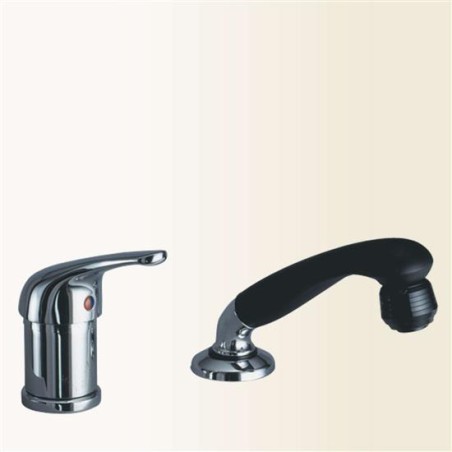 OMEGA miscelatore per parrucchiere con doccia a due getti