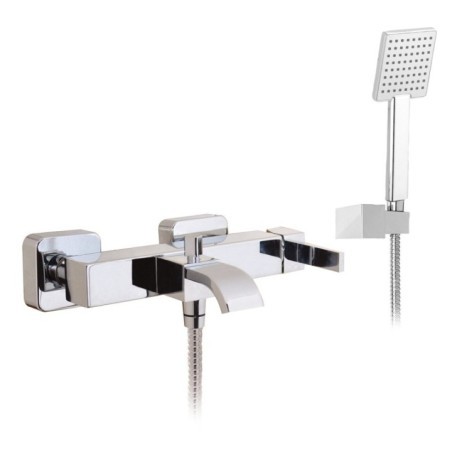 PRETTY Monocomando vasca esterno con kit doccia finitura dark copper