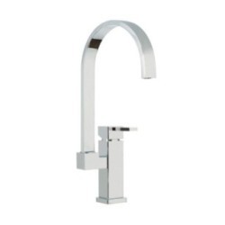 PRETTY Monocomando lavello canna ponte girevole finitura dark copper