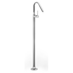 FORMA Monocomando lavabo a pavimento senza scarico finitura cromo