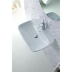 CLEAR lavabo da appoggio/sospeso 75 cm