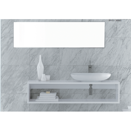 CLEAR lavabo semi ovale da appoggio/sospeso 66 cm