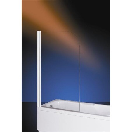 FLIPPER1 coprivasca 1 anta finitura bianco 68/70 cm trasparente (misura 68/70 h.140)