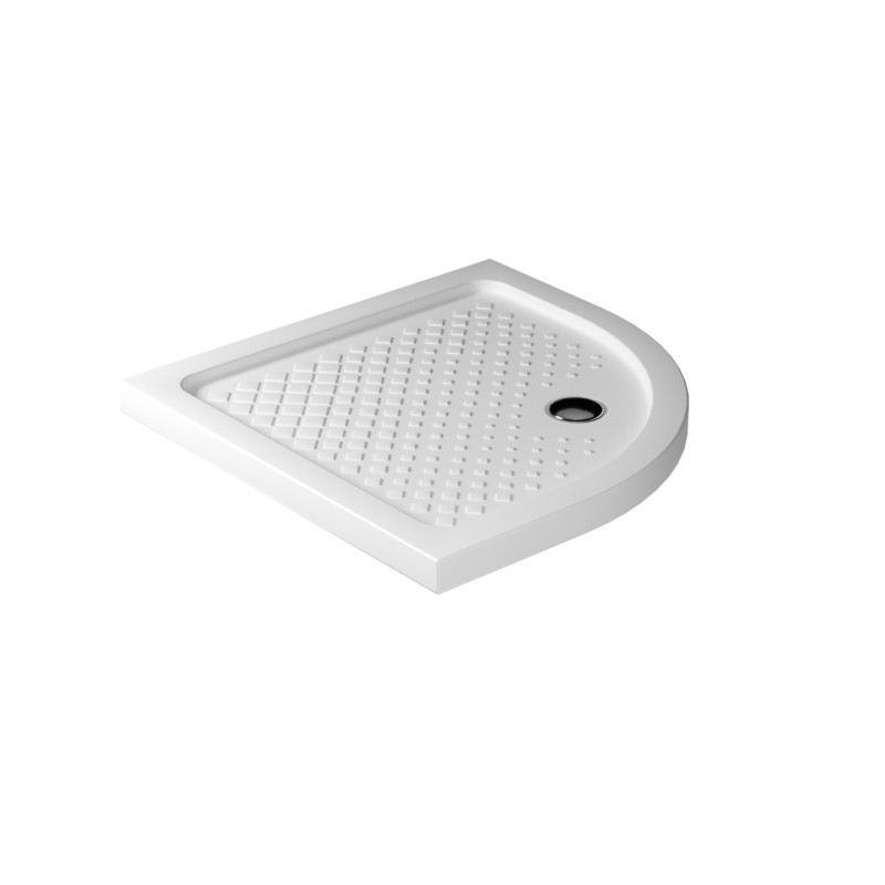 Piatto doccia semicircolare ceramica H6 - 1061 altezza 6cm
